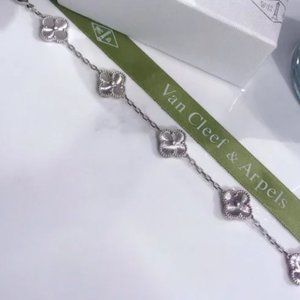 Vintage Alhambra bracelet, 5 motifs mother of pearl